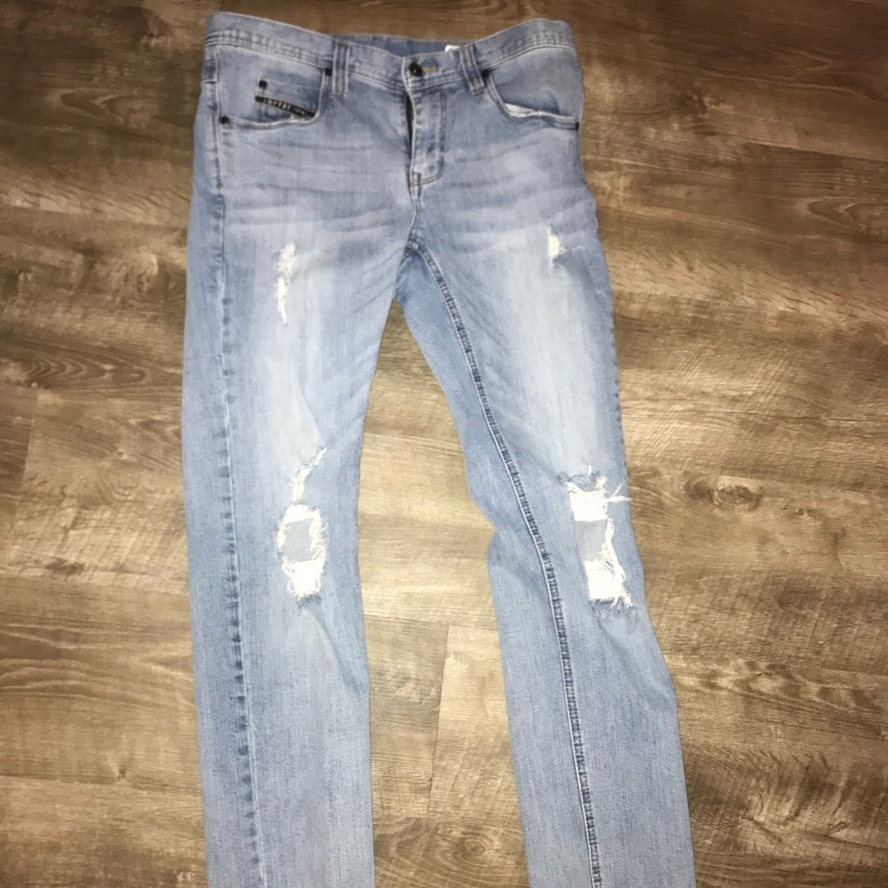 Denim skinny loose fit  jeans